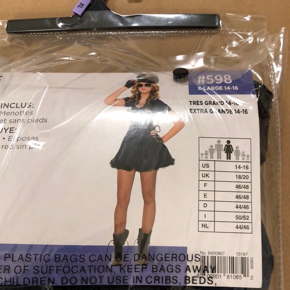 Locked N Loaded Women’s Police Costume! New! - Picture 9 of 10
